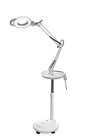 Лампа-лупа підлогова 006 без кришки з пружиною на колесах