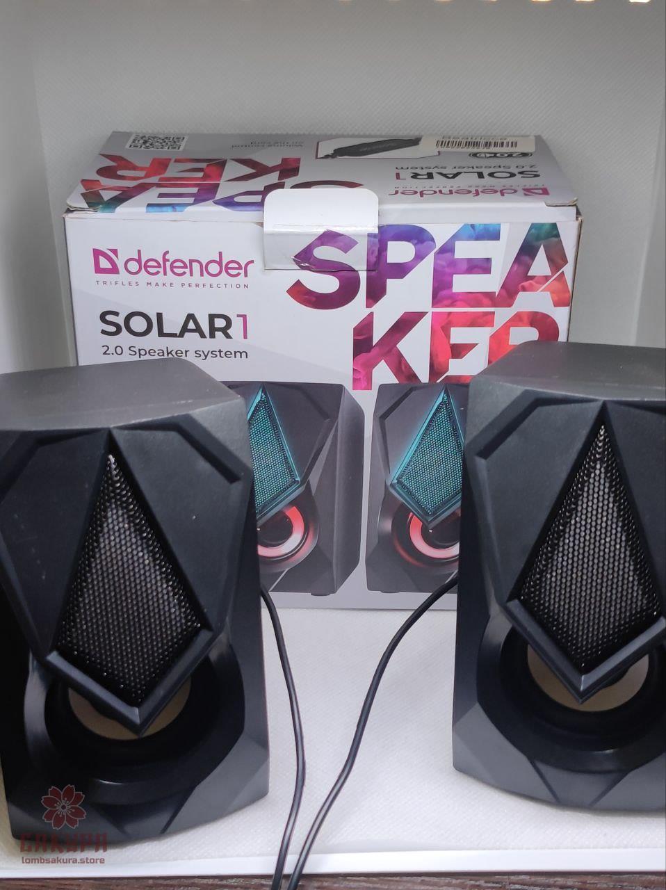 Акустична система Defender Solar 1 Black