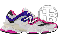 Женские кроссовки New Balance 9060 White Pink Blue ALL11172