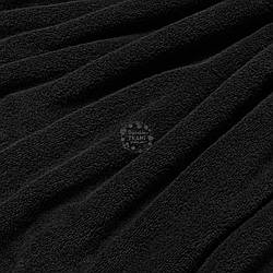 Двостороння махрова тканина, колір чорний