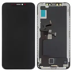 Дисплей для iPhone X модуль у зборі (екран та сенсор), чорний, OLED, OEM Hard, GX NEW
