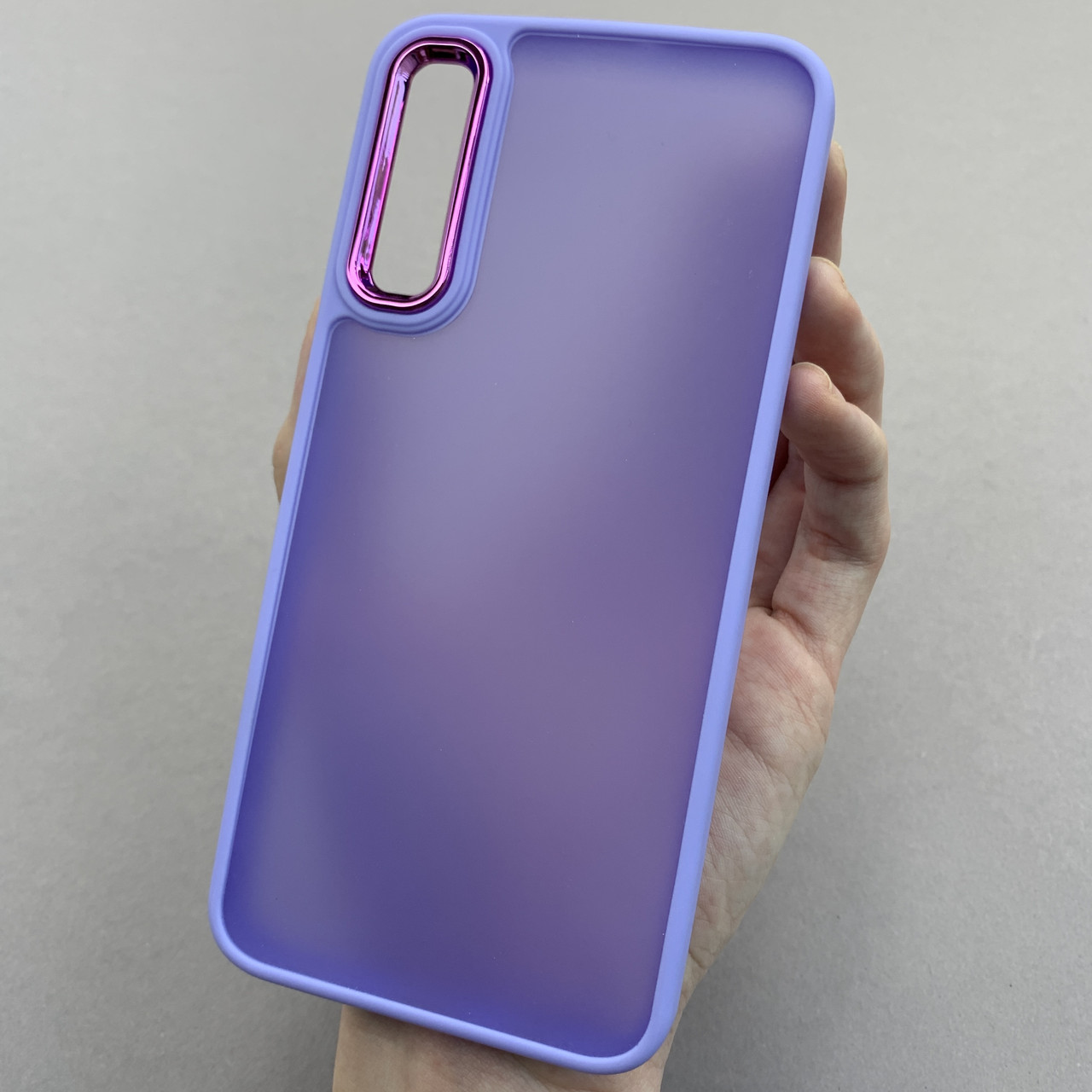 Чохол для Samsung Galaxy A50s матовий з глянцем чохол на телефон самсунг а50с бузковий q6y