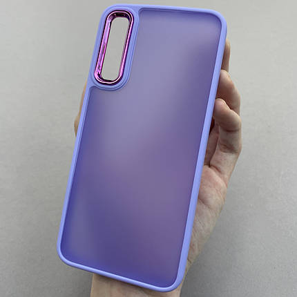 Чохол для Samsung Galaxy A50s матовий з глянцем чохол на телефон самсунг а50с бузковий q6y, фото 1