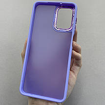 Чохол для Samsung Galaxy A12 матовий з глянцем чохол на телефон самсунг а12 бузковий q6y, фото 3