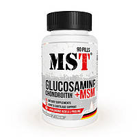 MST Глюкозамин Хондроитин + МСМ + гиалуроновая кислота Glucosamine Chondroitin + MSM + hyaluronic acid (90