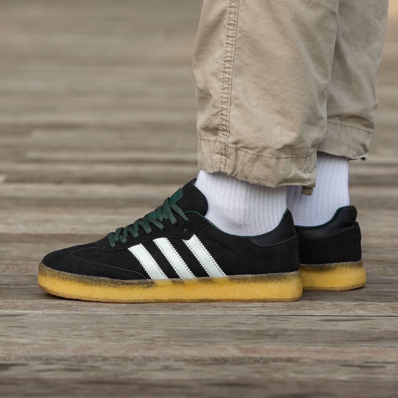Модні кроссівки чоловічі Adidas Samba x Ronnie Fieg. Стильні замшеві кросси для хлопців Адідас Самба., фото 1