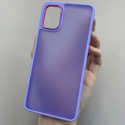 Чохол для Samsung Galaxy A51 матовий з глянцем чохол на телефон самсунг а51 бузковий q6y, фото 1