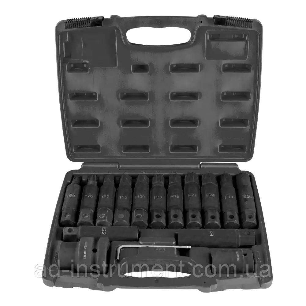 Набір ударних біт вантажних 16 шт. 51028 JBM, фото 1