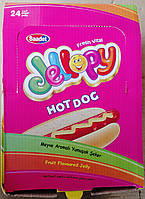 Jellopy Hot Dog желейные конфеты хот дог 24шт Saadet Турция