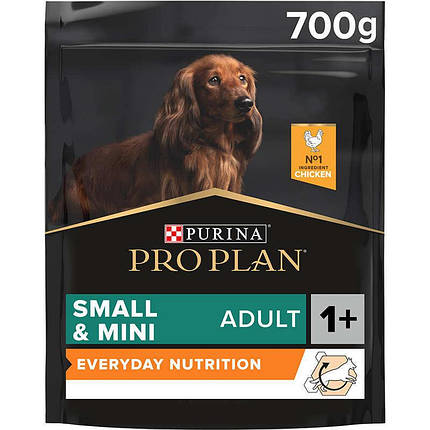 Purina Pro Plan Adult Small & Mini Chicken Сухий корм для дорослих собак дрібних порід з куркою 700г, фото 1