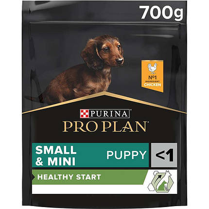 Purina Pro Plan Puppy Small & Mini Chiken Cухой корм для цуценят собак дрібних порід з куркою 700г, фото 1
