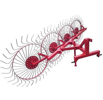 Граблі ворушилки для трактора «Сонечко» 4-колісні
