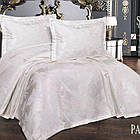 Жакардове покривало з наволочками Тм Palmina 240х260 Sonil колір кремовий