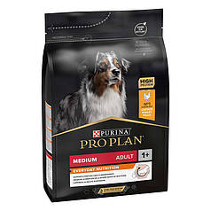 Purina Pro Plan Adult Medium with Chicken Сухий корм для дорослих собак середніх порід з куркою 3кг