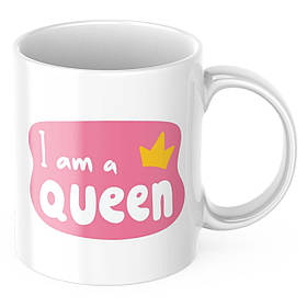 Чашка з принтом 330 мл I am Queen!