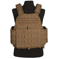 Тактичний жилет Плитоноска Plate Carrier Mil-Tec Койот (13463105)