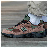 Мужские кроссовки New Balance 993 Aime Leon Dore Brown, коричневые замшевые нью беленс ню беланс 993 NB 993 нб