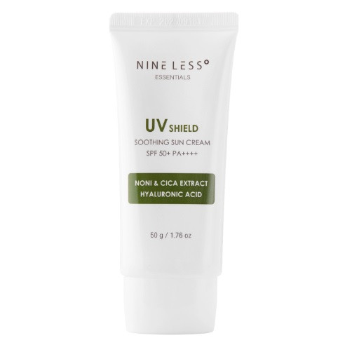Веганський сонцезахисний крем Nine Less Essentials UV Shield Soothing Sun Cream SPF 50+ PA++++ 50 мл