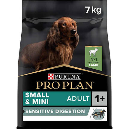 Pro Plan Small & Mini Sensitive Digestion Корм з ягням для собак дрібних порід з чутливим травленням 7кг, фото 1