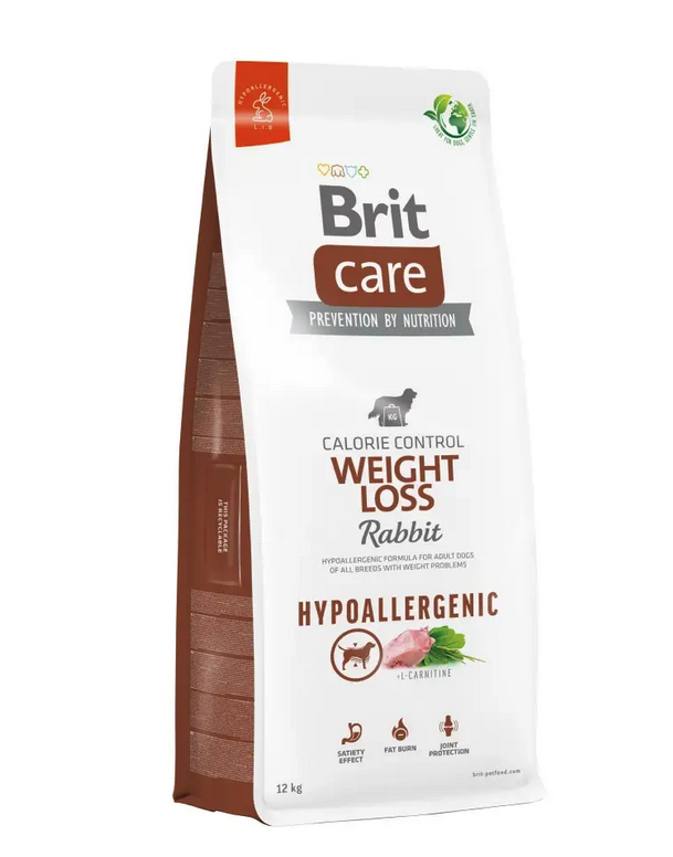 Brit Care Dog Hypoallergenic Weight Loss корм для собак 12кг ( кролик ...