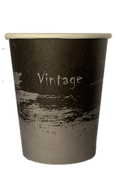 Склянка паперова одношарова "VINTAGE" 270 мл. 50 шт.