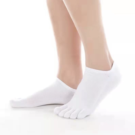 Шкарпетки сліди жіночі з окремими пальцями Toe 36-39 білий, фото 1