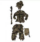 Маскувальний костюм Кікімора GHILLIE MIL-TEC ANTI FIRE WOODLAND 11961820-M/L, фото 4