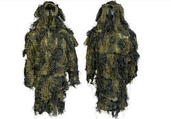 Маскувальний костюм Кікімора GHILLIE MIL-TEC ANTI FIRE WOODLAND 11961820-XL/XXL