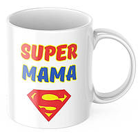 Чашка с принтом 330 мл Super мама