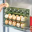 Прозорий контейнер для зберігання яєць 30 штук у холодильник, фото 6