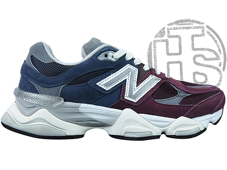 Чоловічі кросівки New Balance 9060 Burgundy Navy Blue ALL10582, фото 1