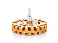 Гумова насадка гофрована на дриль для зняття клею з автомобіля