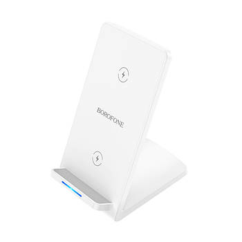 Бездротовий зарядний пристрій BOROFONE BQ16 Cool White