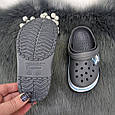 Крокси сабо дитячі для хлопчика сірі  Luck Line 5108, фото 2
