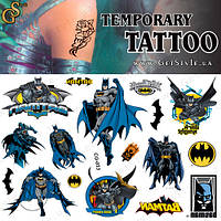 Детские татуировки Бэтмен Batman Tatto Set