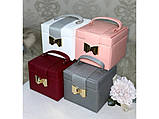 🔥Чарівна шкатулка зі стильною ручкою, кришкою з дзеркалом та розкішними висувними відділеннями, фото 5