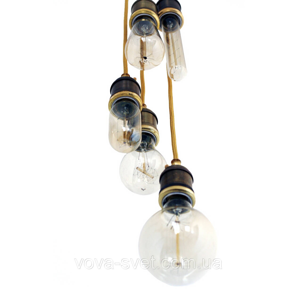 Подвесной светильник [ Loft Steampunk series Spider Edisons - 5 ] - фото 3 - id-p325296970