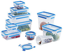Набір харчових контейнерів Emsa Clip&Close з 10 предметів 100% герметичність пластик