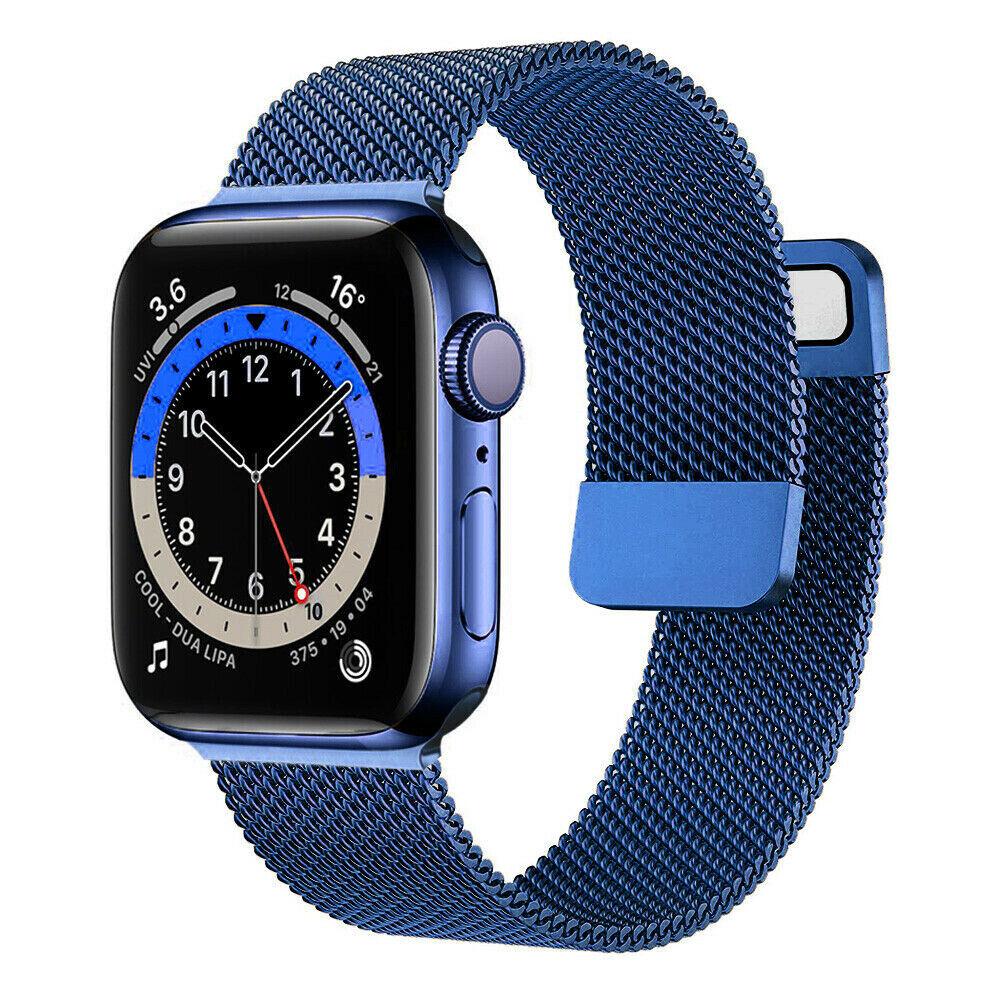 Ремінець для Apple Watch Milanese Loop Blue • 42/44/45/49mm.