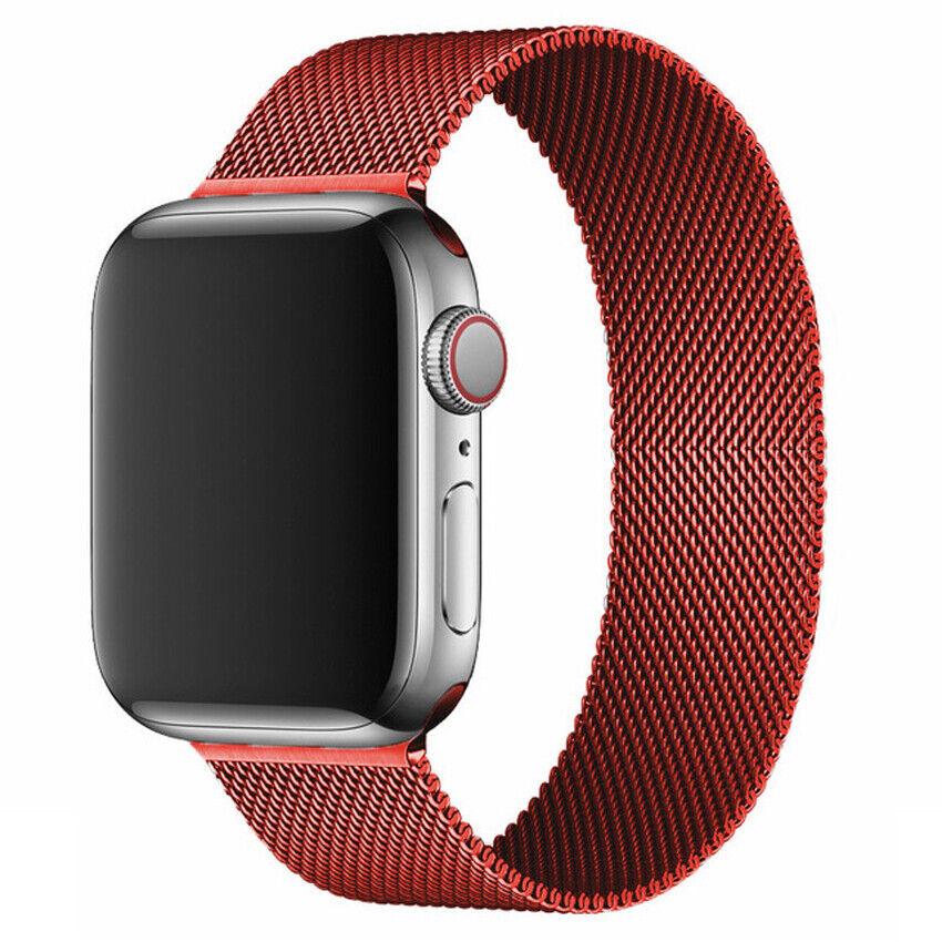 Ремінець для Apple Watch Milanese Loop Red  • 38/40/41mm.