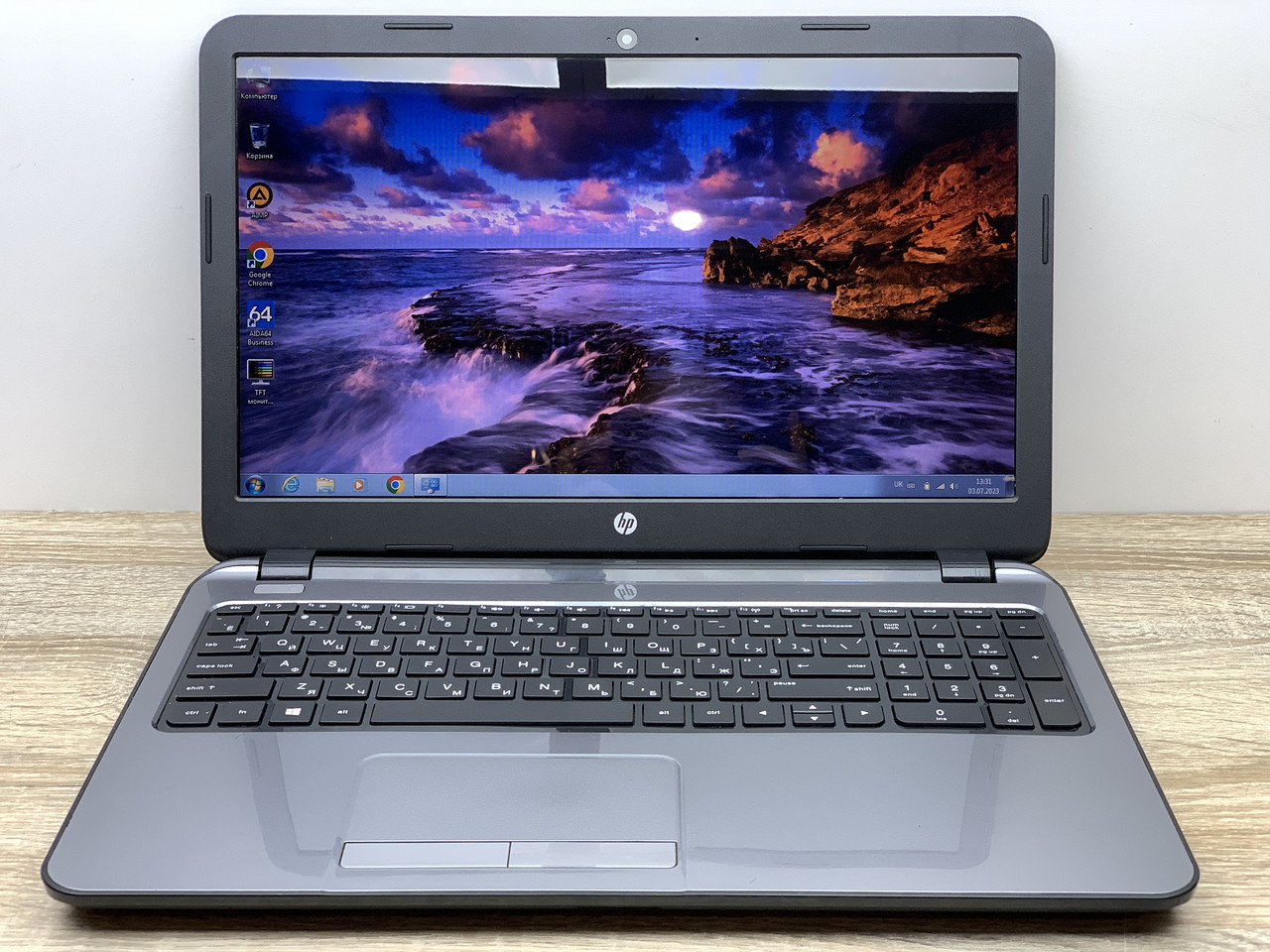Ноутбук Б/У HP 15-h 15.6 HD TN/E1-2100 2(2)x1.00 GHz/HD8210/RAM 4GB/SSD 120GB/АКБ 32Wh/Сост. 8.6 А- - фото 5 - id-p1883045063