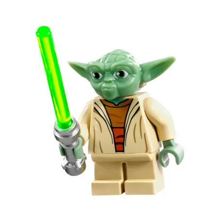 Лего фігурка Зоряні війни/Star Wars — лего мініфігурка джедай Йода