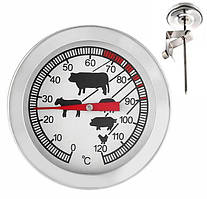 Термометр кухонний Grill ТР-120 до 200 механічний неіржавкий корпус із кліпсою