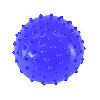Мяч с шипами, резиновый 8см, 10 шт в упаковке, 18 грамм, синего цвета, MB0108