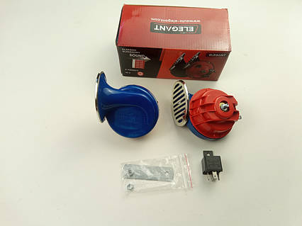 Сигнал Elegant (100 740) ''равлик'' Червоно-синій (100 730)