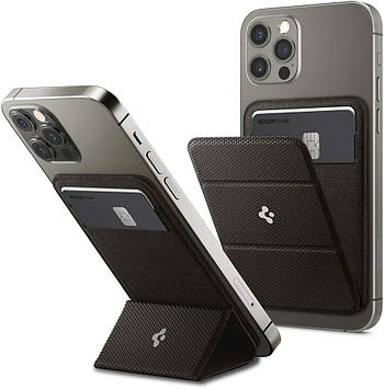 Чохол для карт Spigen Smart Fold Phone Card Holder, Black ( AMP02834)