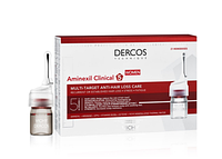 Комплексное средство для волос Vichy Dercos Aminexil Clinical 5 против выпадения, для женщин, 21 х 6 мл