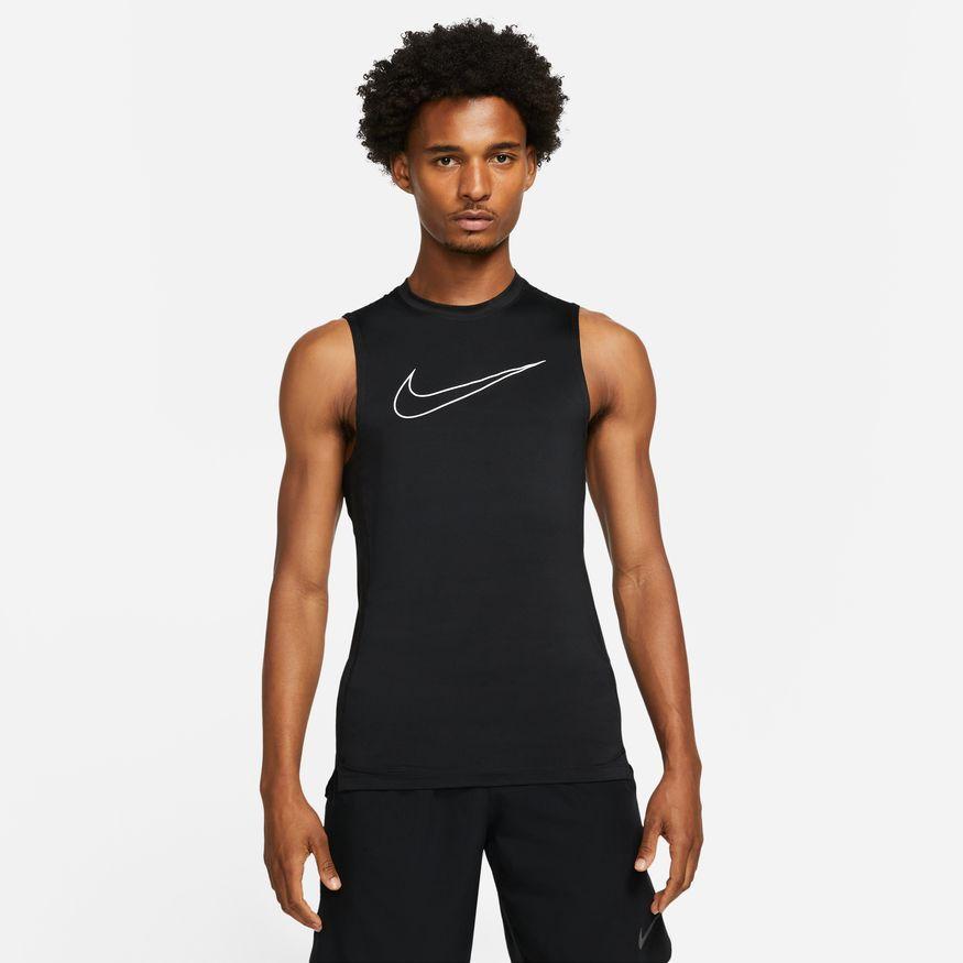 Майка компресійна чоловіча Nike Pro Dri-Fit поліестер чорна (DD1988-010)