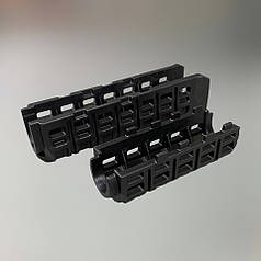 Цівка на АК 47/74 DLG TACTICAL (DLG-136), колір Чорний, планка picatinny з кріпленням M-LOK