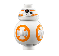 Лего фигурка Звездные войны / Star Wars - лего минифигурка дроид BB-8